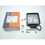 Фара рабочая светодиодная квадратная АЕ75S-25LED-65РC (25 диодов 75W) (110*65*140 /AVTOELECTRICA/ - Магазин Витязь