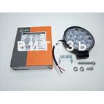 Фара рабочая светодиодная круглая АЕ42R-14LED-28РC (14 диодов 42W) (115*28*142 /AVTOELECTRICA/ - Магазин Витязь