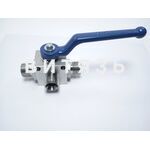 Кран шаровый гидравлический 3х ходовой S24xS24хS24 /Kitat/ - Магазин Витязь