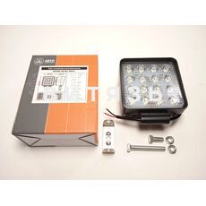 Фара рабочая светодиодная квадратная АЕ48S-16LED-55НC (16 диодов 48W) (110*55*140 /AVTOELECTRICA/ - Магазин Витязь
