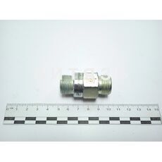 Штуцер соединительный S24хS24 (М20х1,5-М20х1,5) с обратным дроссельным клапаном 1,2 мм - Магазин Витязь
