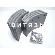 Накладка тормозная КАМАЗ 53212-3501105 (8шт+закл,расточ.) АККОР - Магазин Витязь