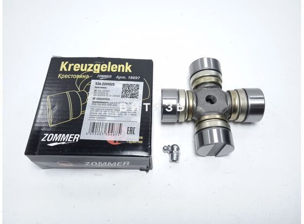 Крестовина ГАЗ-53,3307,ПАЗ 53-2201025 (ZOMMER) - Магазин Витязь