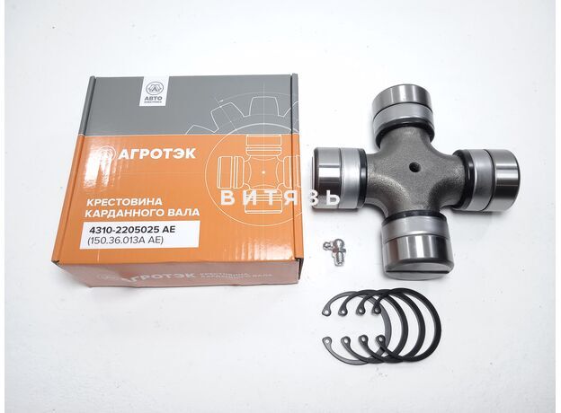 Крестовина КАМАЗ,МАЗ,ХТЗ 4310-2205025 AE в сборе (50*155) карданного вала  Агротэк - Магазин Витязь