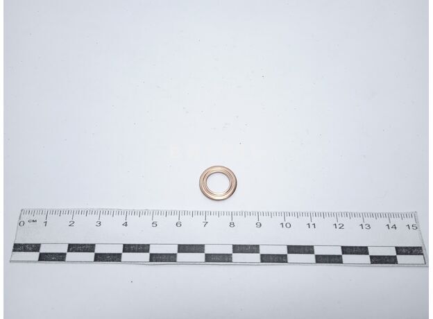 Шайба уплотнительная 9х15х0,7мм (рифл) медь(Резинотехника) - Магазин Витязь