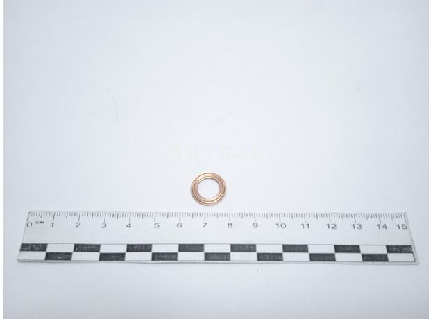 Шайба уплотнительная 9х15х0,7мм (рифл) медь (ГБЦ) (20шт) - Магазин Витязь