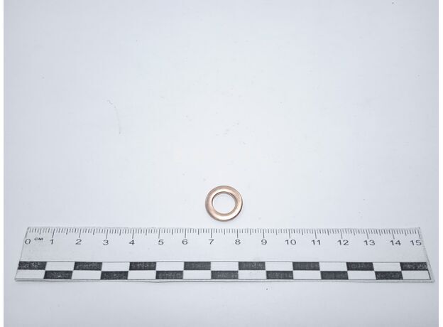Шайба уплотнительная 9х15х1,0мм медь (плоская на форсунку) (ГБЦ) (20шт) - Магазин Витязь